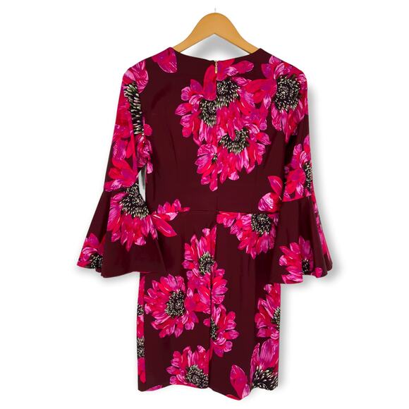 Trina Turk | NWT | Size 6 | Splendid Bell Sleeve Mini Dress | Retail 370 - Picture 4 of 10